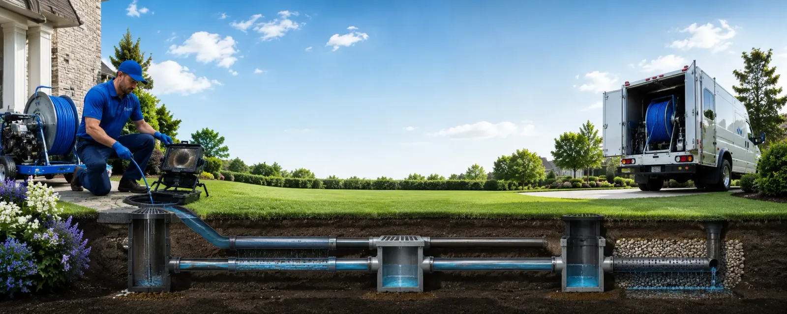 Outdoor drain cleaning information for Dripping Springs, TX